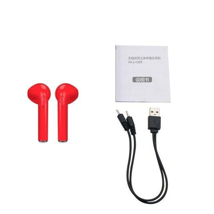 Wireless Earpiece Bluetooth Earphones I7 i7s TWS Earbuds Headset With Mic For Phone iPhone Xiaomi Samsung Huawei LG