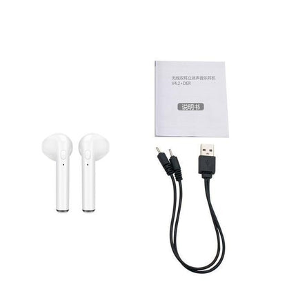 Wireless Earpiece Bluetooth Earphones I7 i7s TWS Earbuds Headset With Mic For Phone iPhone Xiaomi Samsung Huawei LG