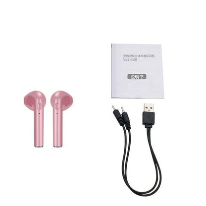 Wireless Earpiece Bluetooth Earphones I7 i7s TWS Earbuds Headset With Mic For Phone iPhone Xiaomi Samsung Huawei LG