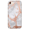 Image of White Marble Rose Gold Chrome iPhone Case - Balma Home